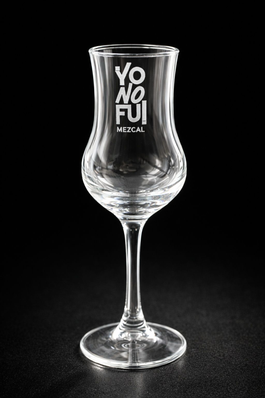Copa de degustación grabada